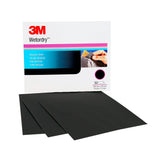 3M Wetordry Abrasive Sheet 213Q, 02038, 400+ Grit, 9 in x 11 in, Pack of 50 Sandpaper Sheets for Auto Sanding, Metal Sanding, Finishing, Paint Prep