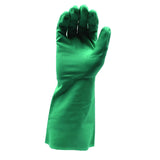 Cordova Premium Green Nitrile Gloves, Flock-Lined, 15-MIL, Diamond Embossed Grip, 12-Pack