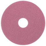 Diversey DD7524563 TASKI Twister Intellipad Diamond Coated Floor Machine Cleaning Pad, High Traffic Floors, Made in USA, Pink, 28-inch (Pack of 2)