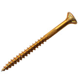 (4,000 Count) Big Timber YTX8134 8 x 1-3/4-Inch Gold Star Flat Head Screws