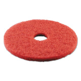 Standard 14" Diameter Buffing Floor Pad in Red