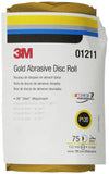 3M Stikit Gold Disc Roll 236U, 01211, 6 in, P120 Grade, 75 Discs Per Roll, Automoitve Abrasives