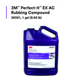 Perfect-It 3M EX AC Rubbing Compound, 36061, Fast Cutting, High Performing, 1 gal (8.95 lb)