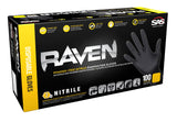 Raven 66517 Medium Powder Free Nitrile Disposable Gloves | 7 Mil | Latex Free, Chemical + Puncture Resistant, Single Use |