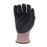 Cordova 3734 Machinist 13-Gauge Gloves, HPPE/Glass Shell, Black Foam Nitrile Palm Coating, ANSI Cut Level A4