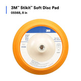 3M Stikit Disc Pad, 05568, 8 in, Coarse Grade Abrasive, Abrasive Disc Pad for Paint Stripping, Primer Sanding, Polishing or Grinding