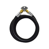 Uniweld MEH5 MaxEvac™ Evacuation Hose, 5 ft. Black Hose with MEHP Metal Hose Protector