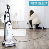 Simplicity Allergy Upright Vacuum Cleaner for Carpet, Hardwood & Rugs – Multi-Surface Pet Vacuum with HEPA Filtration & Bagged Design, S20EZM