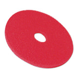 3M 08395 Low-Speed Buffer Floor Pads 5100, 20-Inch Diameter, Red, 5/Carton