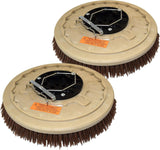 Mal-Grit Xtra™ Brushes for Tennant T600 Auto Scrubber (2-Pack) - Extra-Aggressive Replacement Grit Stripping Brushes (32" Deck)