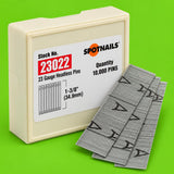 23022 23-Gauge 1-3/8-Inch Head Less Pins, 10000-Pack P6 35L 23 Gauge 1-3/8-Inch Length Headless Pins (10,000 per box),Galvanized Steel