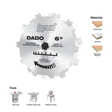 Freud SD208S: 8" Pro Dado Set