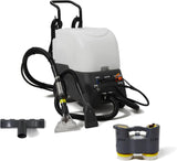 Dapper 3-Gallon Commercial Carpet & Upholstery Extractor with Steam, Spray Vacuum, Blower & Mite Remover – Deep Cleaning Machine with Dual Circuit Power Cords