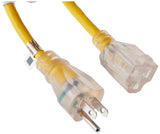 ProTeam 101678, 50' Yellow 16/3 w/Lited End and Cord Wrap