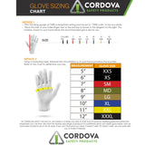 Cordova Safety Products 14501 Men's Heavyweight Jersey Gloves, Large, Blue(Pack of 12)