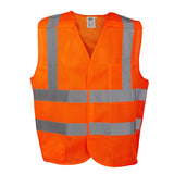 Cordova Type R, Class II, 5-Point Breakaway Vest, Orange Mesh, One Outside Pocket, One Inside Pocket with Hook & Loop Closure