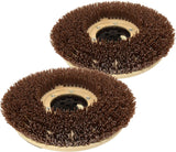 Mal-Grit Xtra™ Brushes for Tennant T600 Auto Scrubber (2-Pack) - Extra-Aggressive Replacement Grit Stripping Brushes (32" Deck)