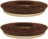 Mal-Grit Xtra™ Brushes for Tennant T600 Auto Scrubber (2-Pack) - Extra-Aggressive Replacement Grit Stripping Brushes (32" Deck)