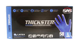 S.A.S. Safety Corp. 6603-10PK - Thickster Large Latex Gloves, Case Of 10 Boxes