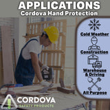 Cordova Safety Products 14501 Men's Heavyweight Jersey Gloves, Large, Blue(Pack of 12)