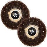 Mal-Grit Xtra™ Brushes for Tennant T600 Auto Scrubber (2-Pack) - Extra-Aggressive Replacement Grit Stripping Brushes (32" Deck)