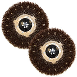 Mal-Grit Xtra™ Brushes for Tennant T600 Auto Scrubber (2-Pack) - Extra-Aggressive Replacement Grit Stripping Brushes (32" Deck)