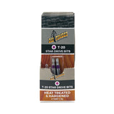 Big Timber T20MP # T-20 Drive Genuine Torx Power Bits Blister pack,(12 per Box)