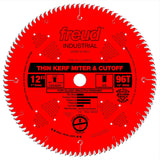 Freud LU74R010 10-Inch 80-Tooth ATB Thin Kerf Cut Off Saw Blade with 5/8-Inch Arbor and PermaShield Coating