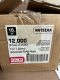 SENCO 16 GA. ANGLED STRIP ANGLED STRIP FINISH NAILS (6 tubs of 2000) #RH15EAA