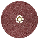 3M Fibre Disc 982C — 36+ Grit Metal Grinding Disc — Ceramic Precision Shaped Grain — For Angle Grinders — GL Quick Change — 5" diam. — Pack of 100