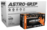 SAS Astro-Grip Powder-Free Exam Grade Nitrile Disposable Gloves - 10 Boxes / 100 Each, Orange, 7 Mil XL