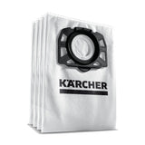 Kärcher - 4 Pack Replacement Filter Fleece Bags for Karcher Wet Dry Vacuums - For Karcher WD4, WD5, WD5/P, WD6 - Wet Dry Filter Bags