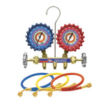 Uniweld QS4L5H 2-Valve Brass Manifold with 5' Hoses