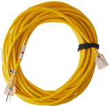 ProTeam 101678, 50' Yellow 16/3 w/Lited End and Cord Wrap