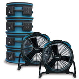 XPOWER X-35AR Professional Heat Resistant Axial Fan for Heated Environments (Does Not Produce Heat), Blue