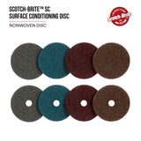 Scotch-Brite Surface Conditioning Disc, 7 in x NH A CRS, 25 per case