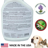 Rochester Midland PRS Stain & Odor Eliminator- Enzyme Urine Odor Eliminator, Carpet Cleaner Spray, Fresh Lavender Fragrance for Strong Odor, Dog Pee and Cat Urine Enzyme Cleaner Destroyer