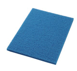 Americo Manufacturing 40041420 Blue Cleaner Floor Scrubbing Pad Rectangle (5 Pack), 14