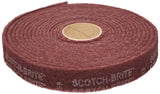 Scotch-Brite Clean and Finish Roll, Aluminum Oxide, 2" Width x 30' Length, Very Fine Grit (Pack of 1)