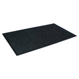 Crown SSR046CH Super-Soaker Wiper Mat with Gripper Bottom, Secure Grip, Rubber Border, 0.38" Thickness, 46" X 72", 4' X 6', Charcoal