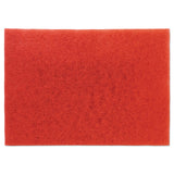 3M Red Buffer Pad 5100, Floor Buffer, Machine Use (Case of 5)