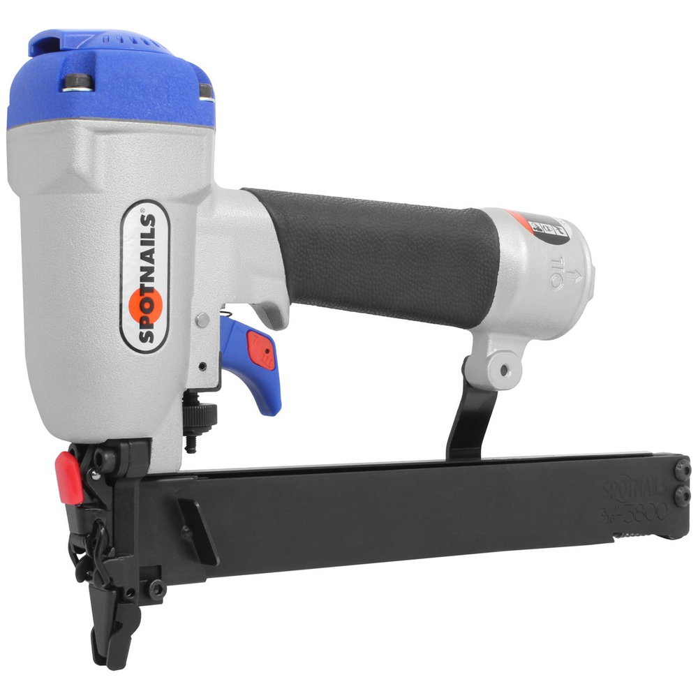 Spot Nails T1S3832 Narrow Crown Stapler 18-Gauge with Case and Safety ...