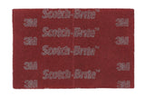 3M Scotch-Brite 7447B Pro Hand Pad, Very Fine Grade, Bulk Pack of 60, 6 in x 9 in, No Perforations, Aluminum Oxide, Load Resistant, General Purpose Sanding, Surface Activation, Pre-Paint Scuffing