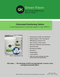 Chlorinated Disinfecting Tablets – 6.55g Concentrated Cleaning Tablets – Commercial Surface Cleaning Solution – 2 Pack