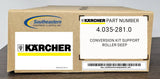 Karcher Conversion Kit, Deep Roller Support 4.035-281.0