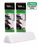 Flex40 Flex Hot Melt Glue Fast Cure Clear 2 Pack- 36 Sticks 1/2" X 10"