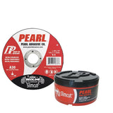Pearl Abrasive Cut-Off Wheel, Dry, 6 in Dia, 0.045 in Thick, 7/8 in Arbor Hole Size, 30 Grit # DCWRED06A