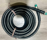 6000 PSI BLACK 2 Wire Braid Pressure Washer Hose 50' w/Couplers Cleanmaster