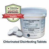 Chlorinated Disinfecting Tablets -120 Tablets Commercial Surface Cleaning Solution