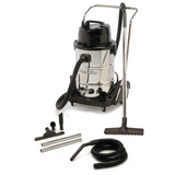 Powr-Flite PF55 Wet Dry Vacuum with Stainless Steel Tank and Tool Kit, 20 gal Capacity